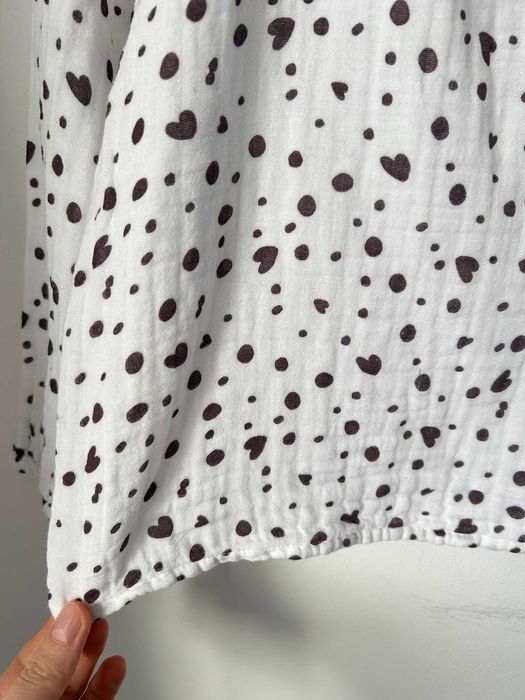 Koszula bawełniana galowa biała dla dziewczynki 116 Little Kids