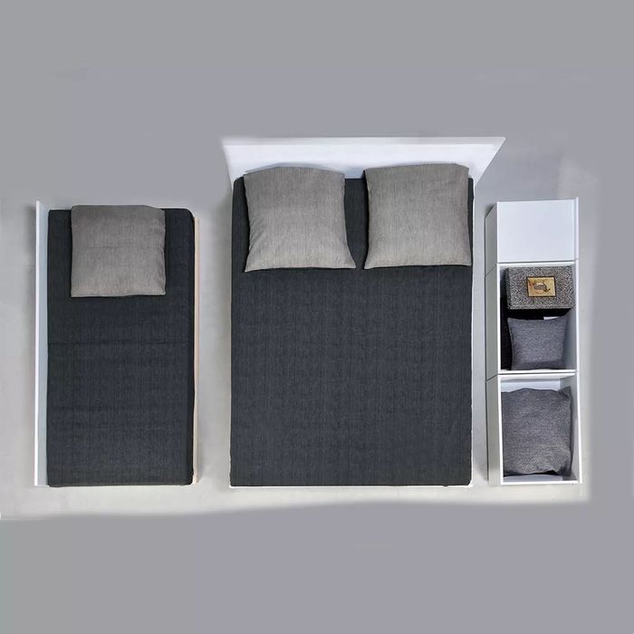 Cama com arrumação 140x190 cm