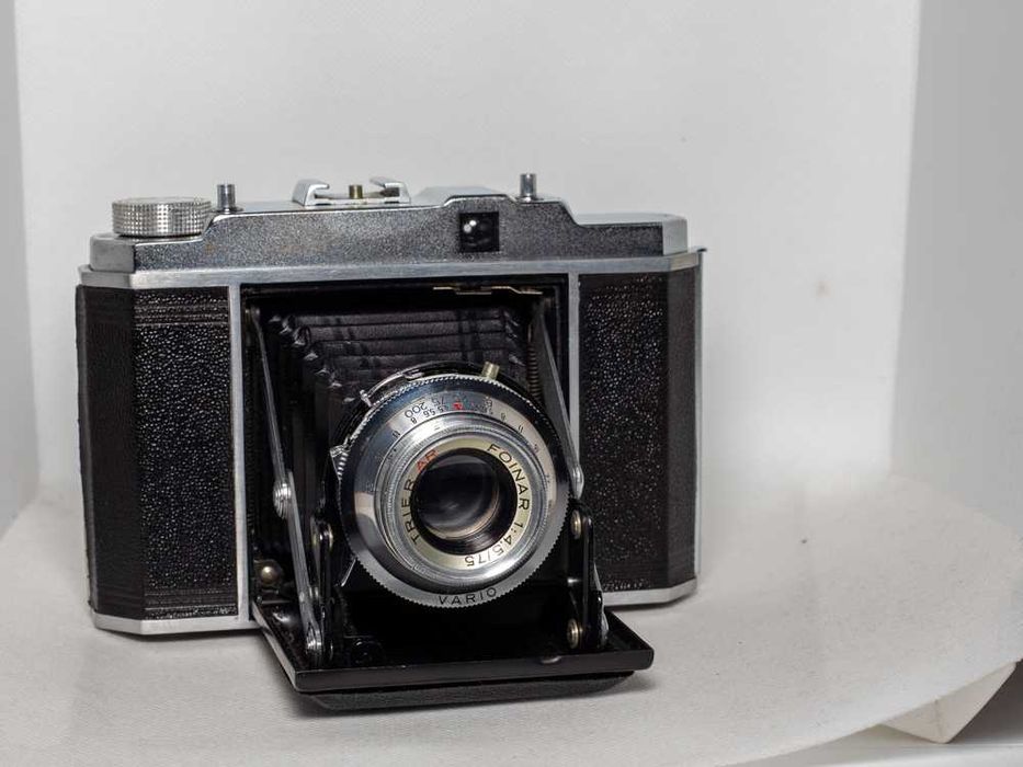 Máquina fotográfica analógica 120mm Atlantic + bolsa original