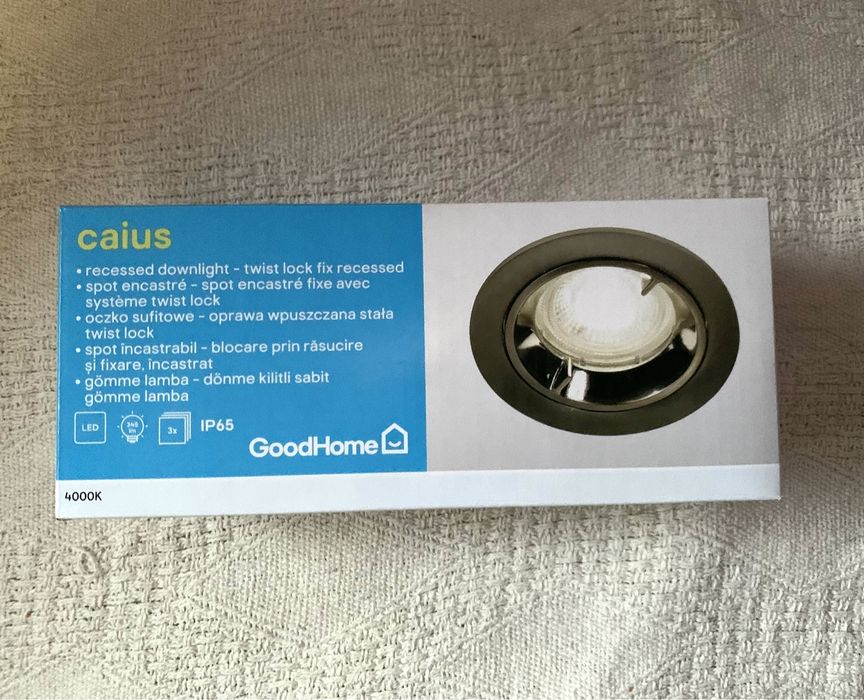 Oczko sufitowe wpuszczane nowe 3 szt