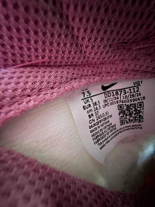 ОРИГІНАЛ! Nike Dunk Low NN White/Pink 36.5 37.5 38 | DD1873-112