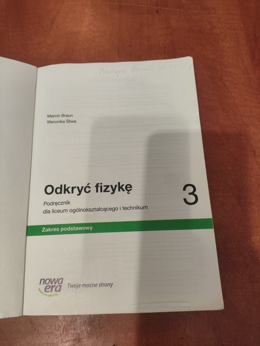 Odkryć fizykę 3 zakres podstawowy