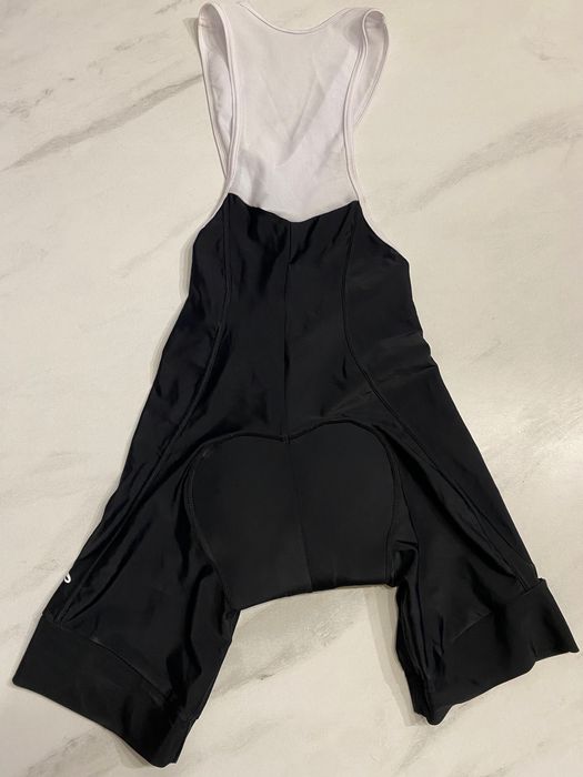 Rogelli Strój spodenki damskie kolarskie bibshorts czarny biały S 36