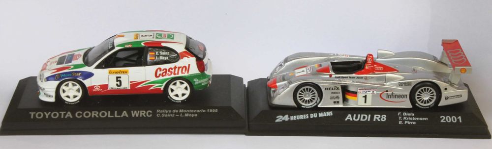 Miniaturas usadas para peças Toyota Audi Ixo 1/43