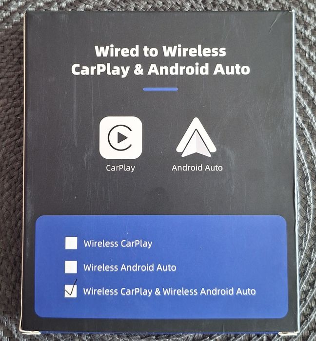 Bezprzewodowe android auto i carplay iphone
