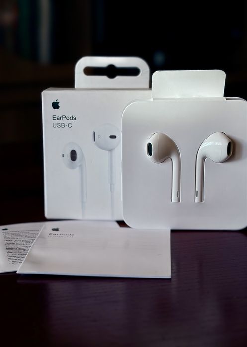  Apple EarPods Type-C оригинальные наушники  Apple USB-C для  iPhone 15 16 17 18 iPad Mac проводные наушники  Apple