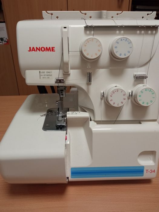 Оверлок JANOME Т-34, 4 нити