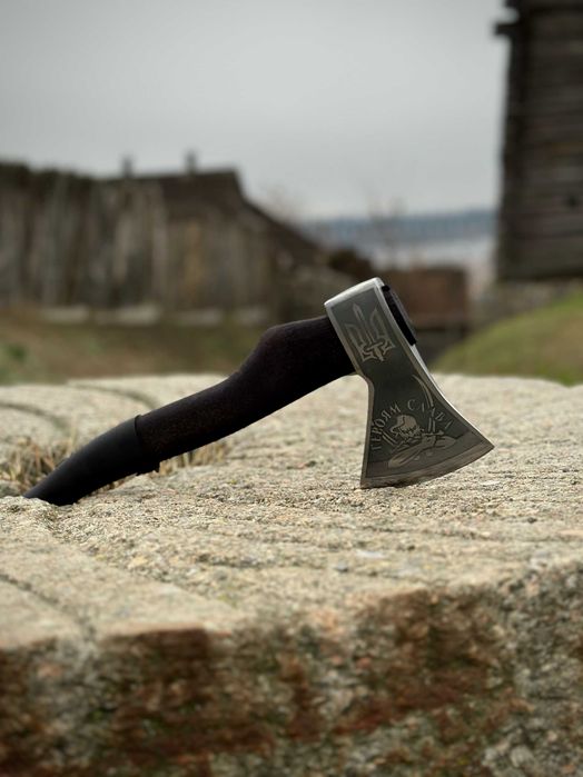 Сокира ручної роботи Слава ЗСУ TR25 Подарок топор ручной работы