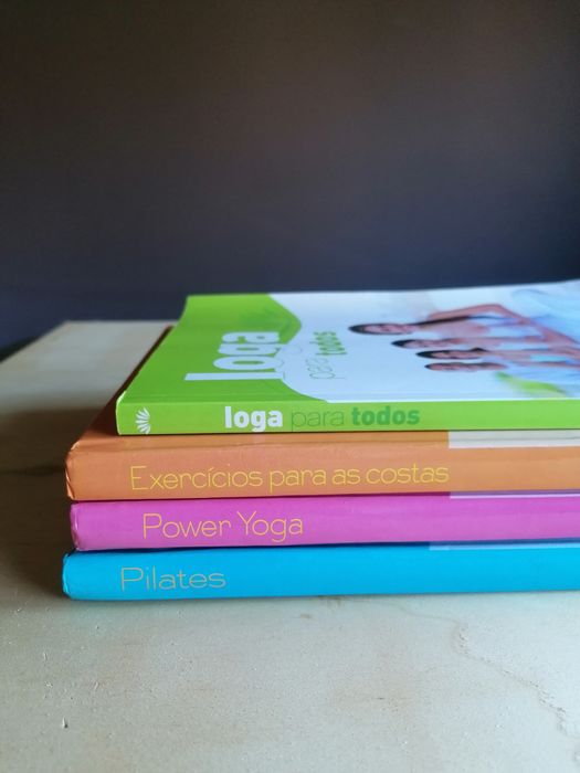 Livros exercícios de yoga