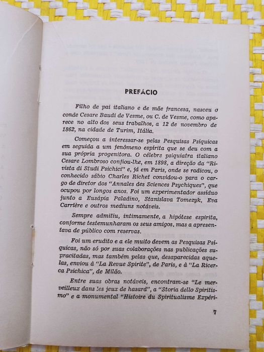 VISÕES ESPÍRITAS NA TERRA E NO AR 
Autor: C. de Vesme
Pref. - Werneck