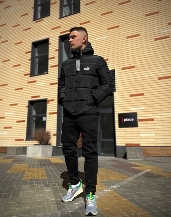 Чоловіча зимова куртка пуховик Puma пума S/M/L/XL/XXL