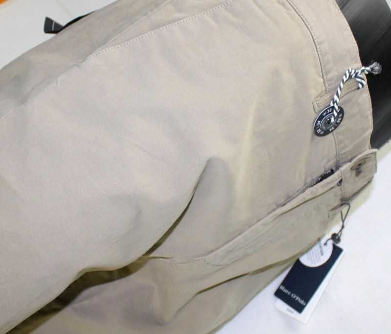 Męskie spodnie Marc O'Polo -Vernik -Chino jasny beż nowe oryg. W32/L34