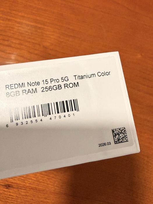 Xiaomi Redmi Note 15 Pro 5G 8GB/256GB Novo Selado + Garantia