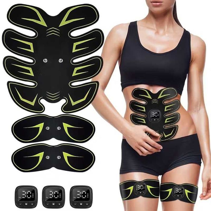 Eletroestimulador EMS+TENS. Unissexo. Definição muscular. Novo.