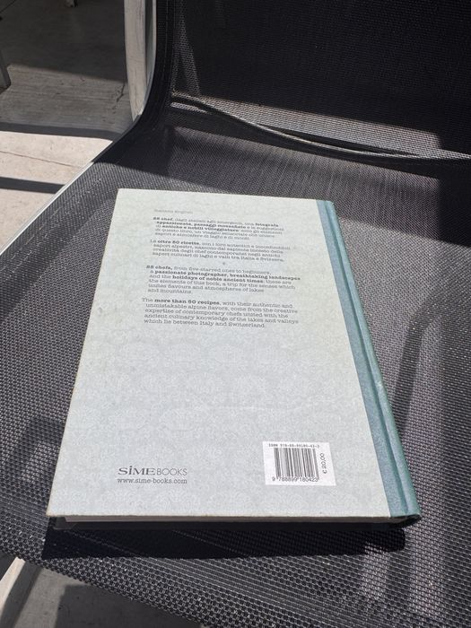 Livro sapori di lago cucina d’água Dolce tira Itália e svizzera