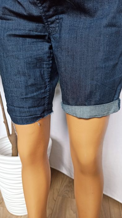 SG Dżinsowe krótkie spodenki ciążowe 36 , S szorty ciążowe 36 , S