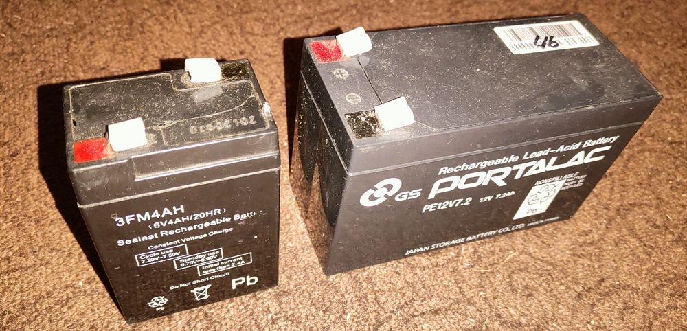 Аккумуляторы гелевые в рабочем состоянии, но держут совсем мало. 
Отпр