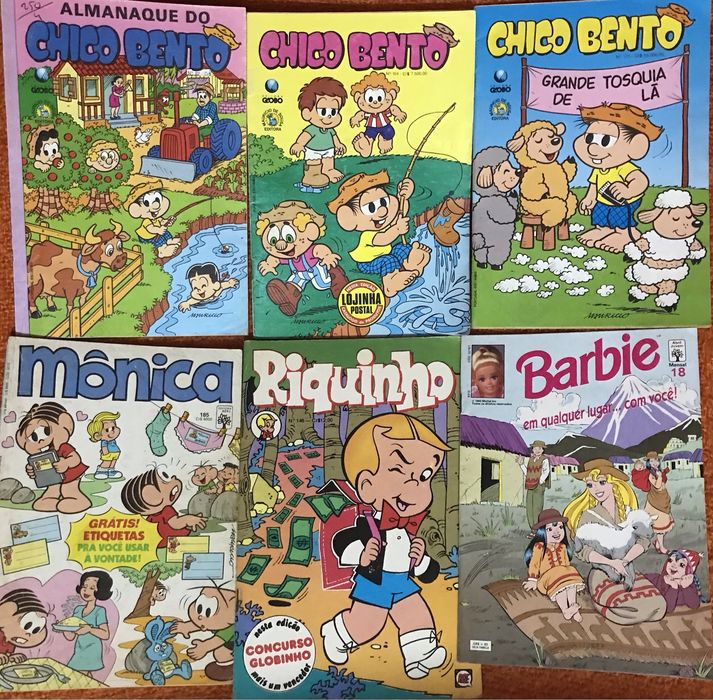 29 livros brasileiros de banda desenhada anos 70 80 e 90