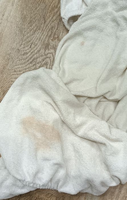 Prześcieradło frotte do łóżeczka dziecięcego, 90x160 cm