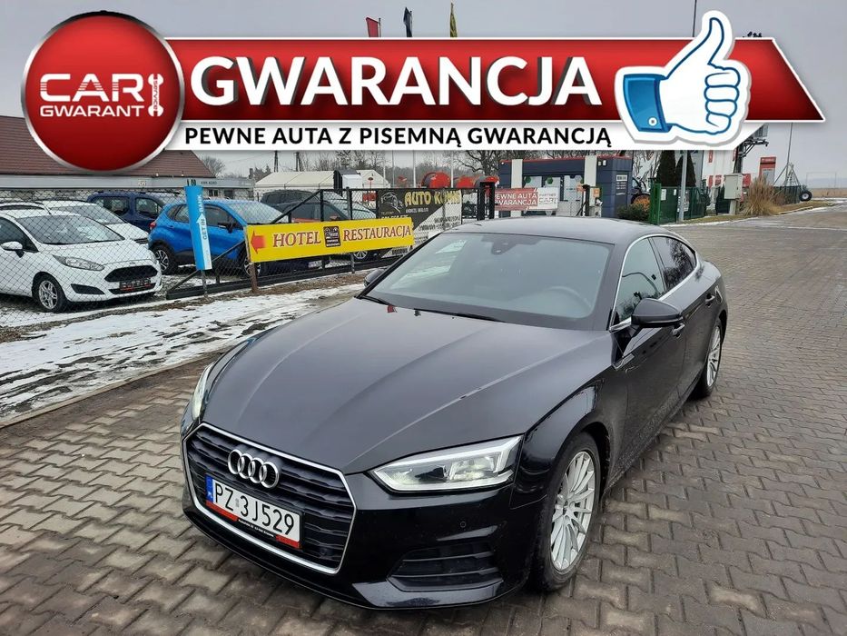 Audi A5 Sportback Audi A5 2019r 2.0TDI 150KM DSG Kamera Cofania El. Klapa Navi Alcantara