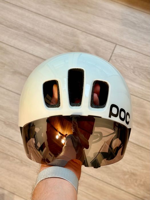 POC Procen Air Kask aero (Size: S) Hydrogen White