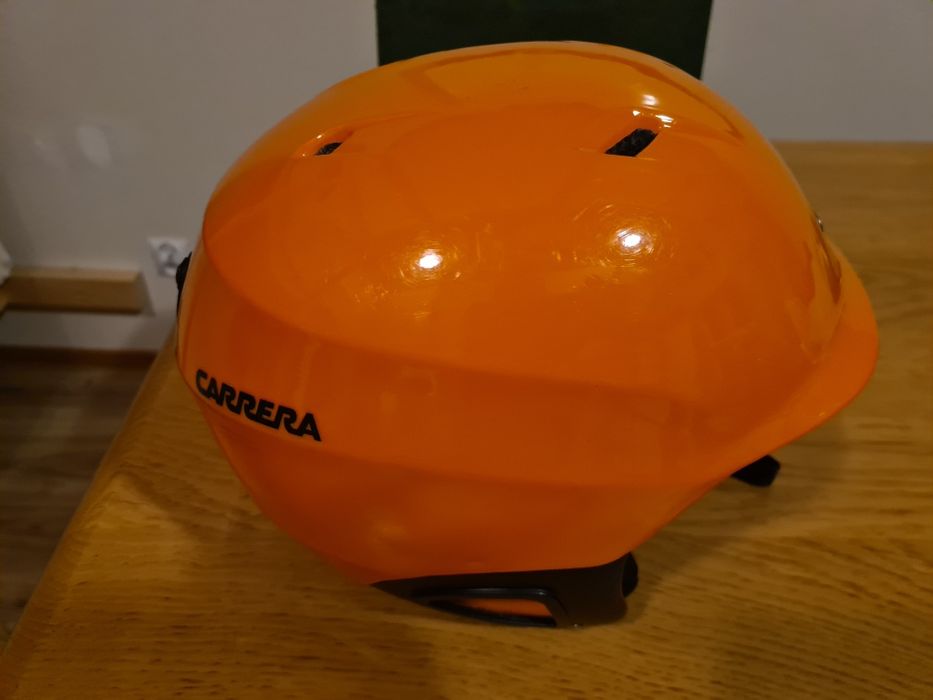 Kask Carrera narciarski pomarańczowy rozmiar 53 - 57 cm