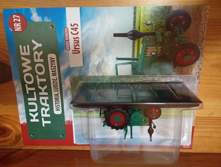 URSUS C45 C-45 1950 Kultowe Traktory PRL 1/43 Hachette model ciągnik