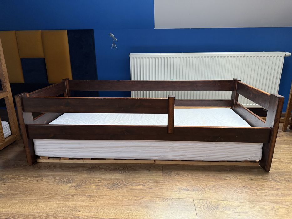 Drewniane łóżko 195x70