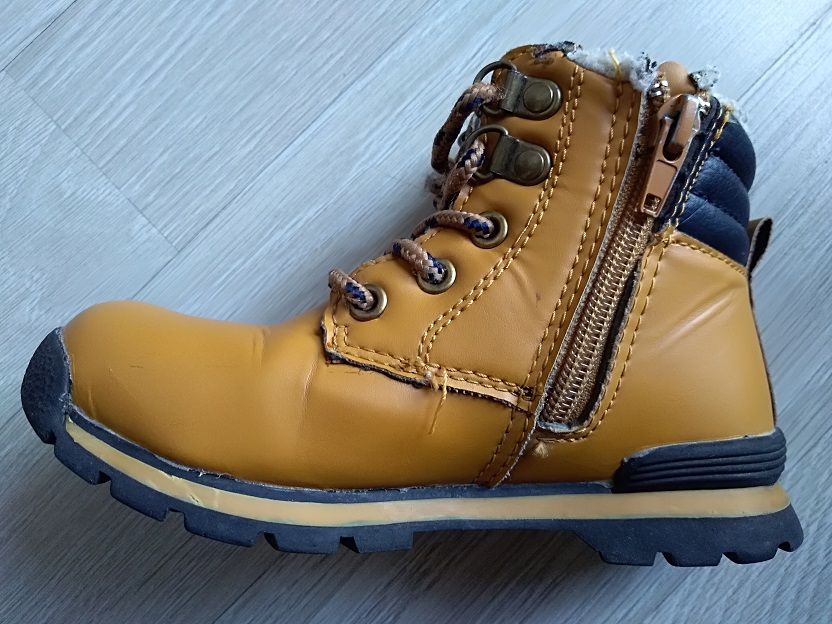 BADOXX jak NOWE! ciepłe ZIMOWE Traperki, Kozaczki rozmiar: 29 (19cm)