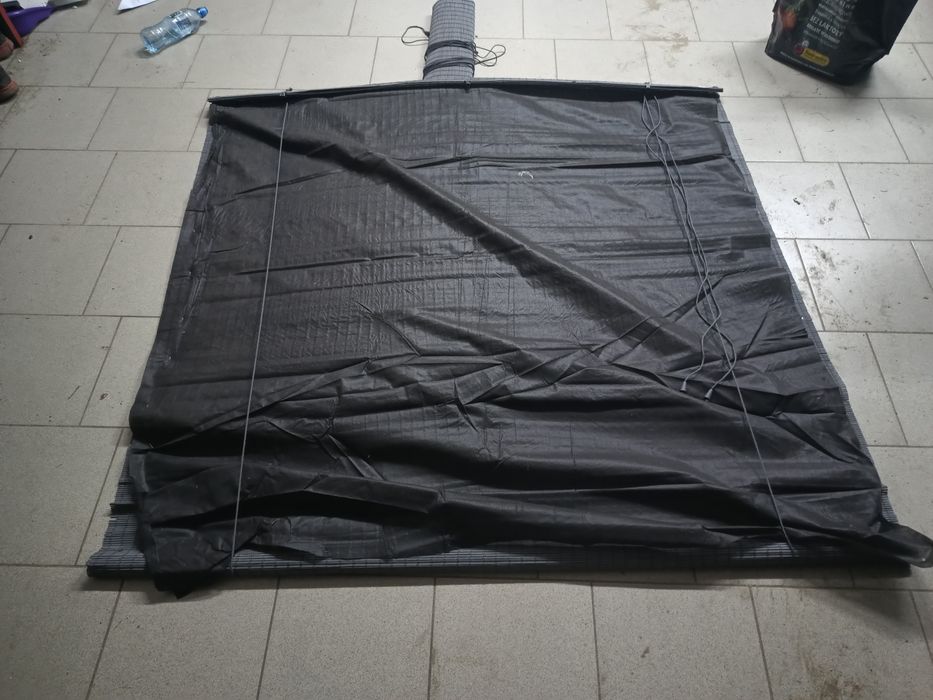 Roleta bambusowa antracyt szara 160x180 2 sztuki