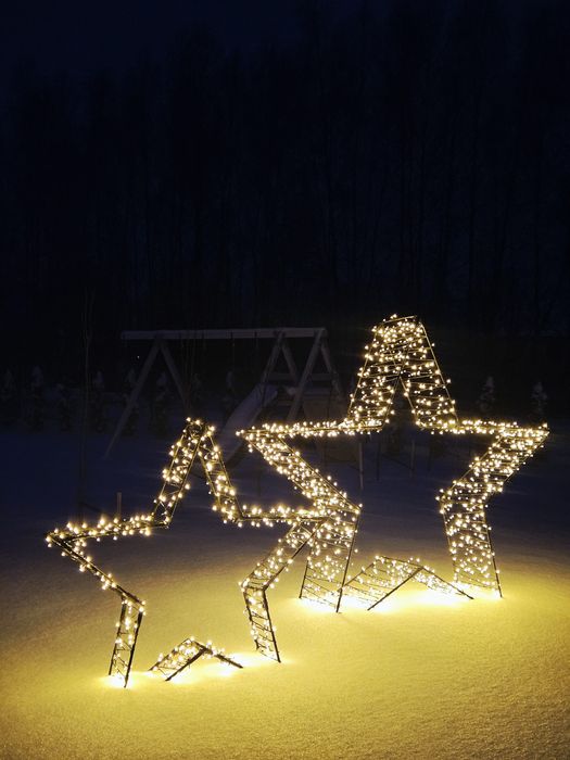 Gwiazda ozdobna świąteczna ogród zewnętrzna duża 2 metry