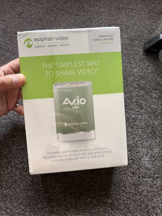 Epiphan AV.io HD – USB HD Recorder (Sealed, New)64738769536771120
