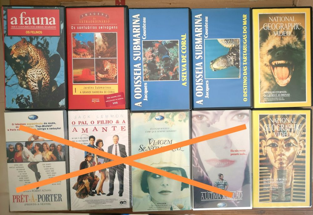Cassetes VHS - Filmes