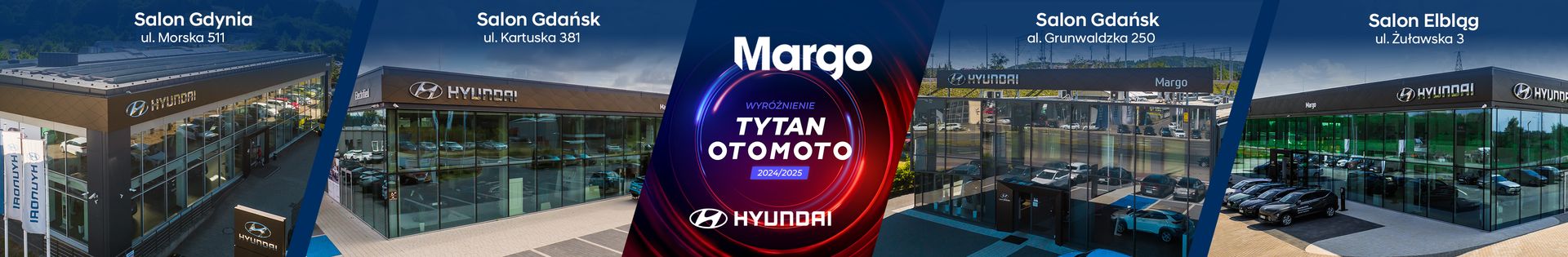 Hyundai Margo - Autoryzowany Dealer marki Hyundai (Gdańsk, Gdynia, Sopot) top banner