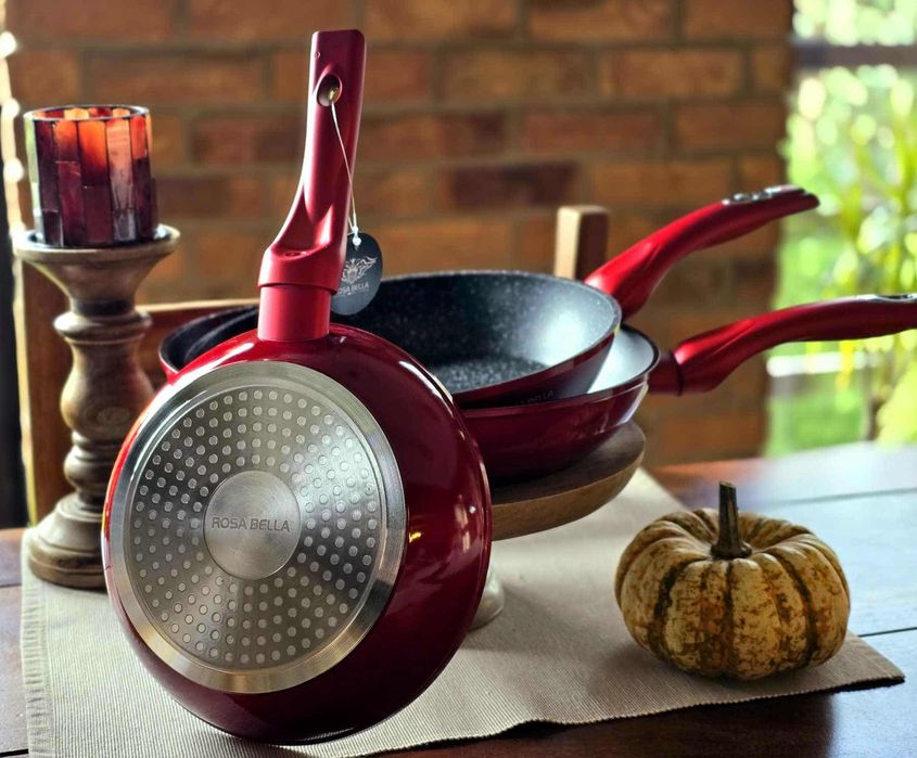 Zestaw Patelni ceramiczno Marmurowych