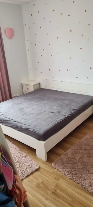 Łóżko białe 180x200