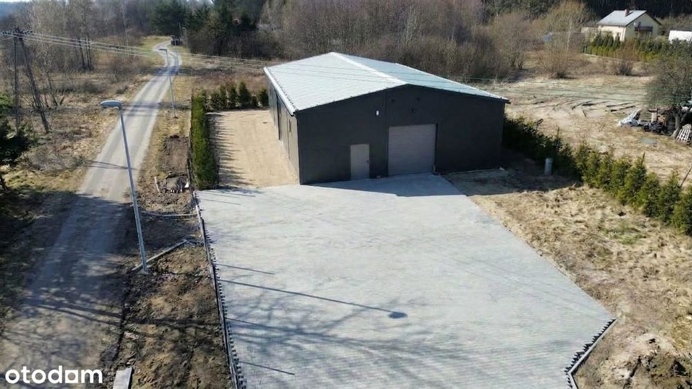 Nowa hala 240m2 + 20m2 biuro bezpośrednio magazyn, warsztat, plac