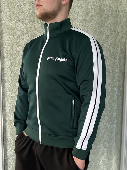 НОВА Кофта Palm Angels Dark Green | Зипка Пальм енджилс палм /світшот