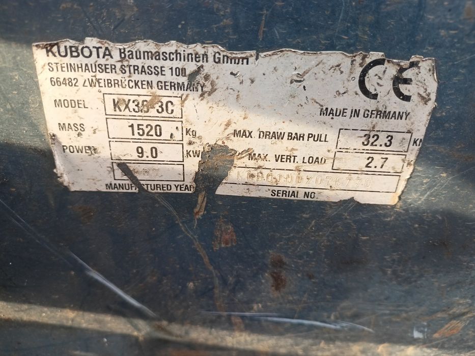 Koparka Kubota kx 36-3