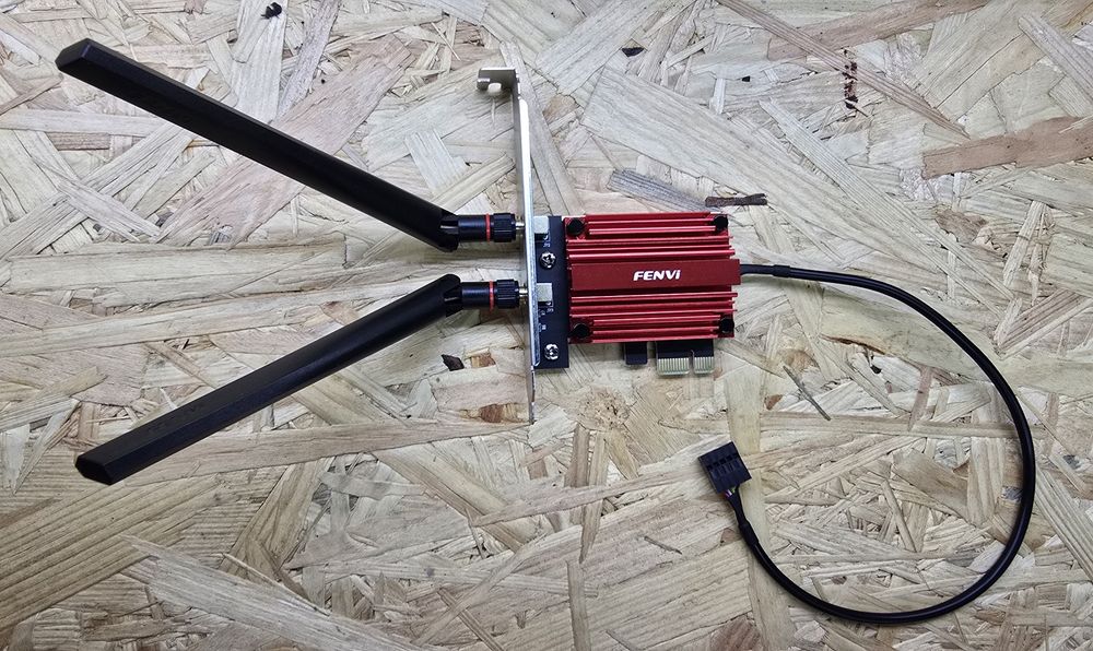 Karta Fenvi AX1800S WiFi 6 PCI-E normal / low profile