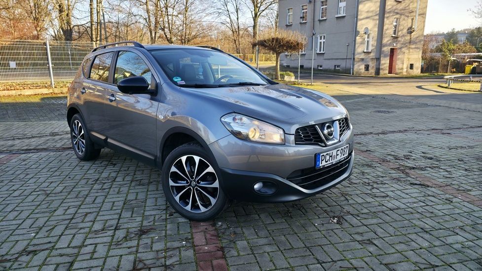 Nissan Qashqai PółSkóry Kamera 360* Panorama Dach Kamera Cofania Serwisowany