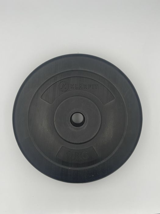 Obciążenie plastikowe 15 kg – solidne i trwałe! Hantel sztanga