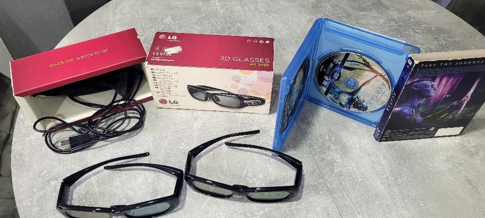 BLU-RAY 3D AVATAR plus okulary3D LG