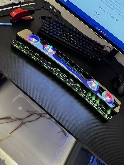 Soundbar Bluetooth RGB, AUX, USB, microSD, MIC