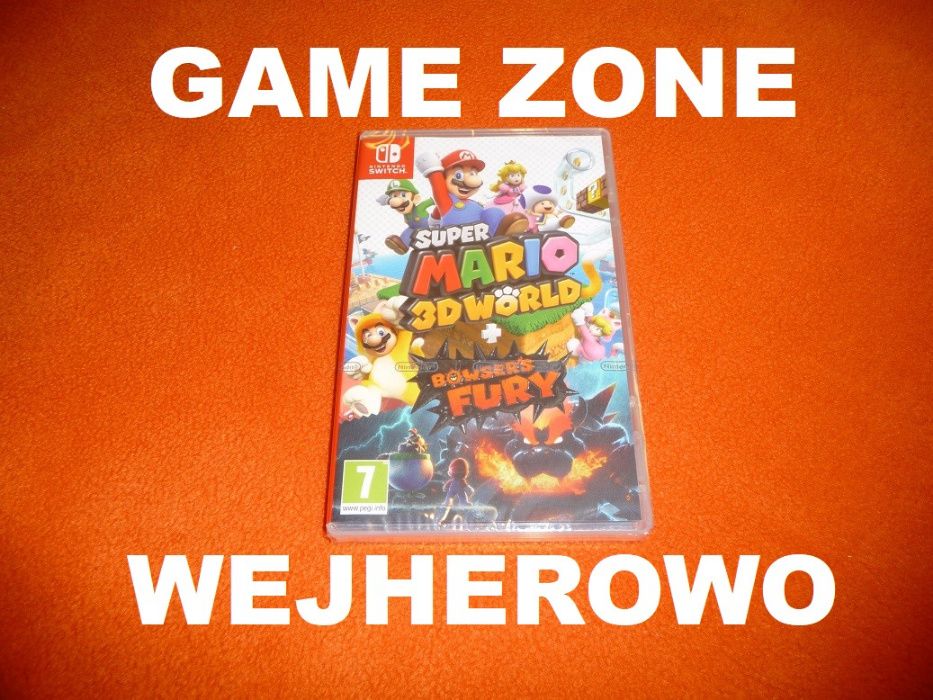 Super Mario 3D World + Bowser's Fury Nintendo Switch + Lite = 2 gry