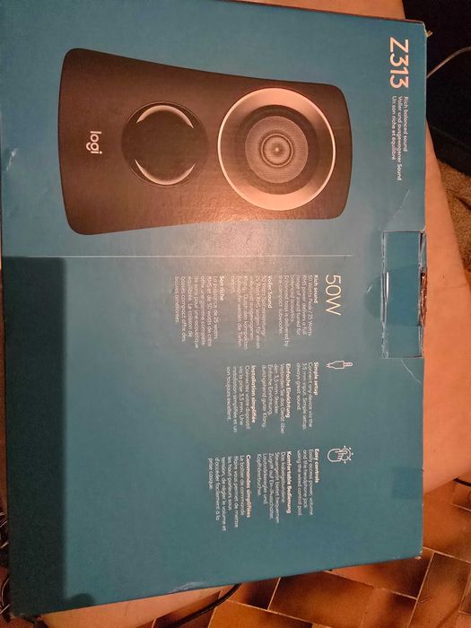 Colunas Logitech Z313 2.1 50W novas