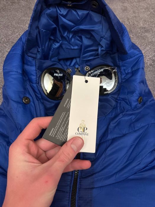 Куртка cp company x palace пуховик puffer jacket