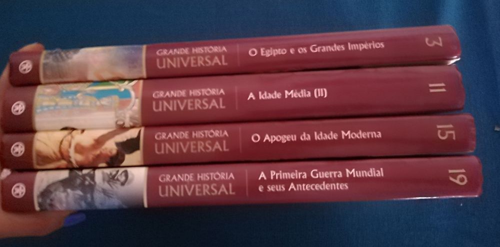 4 livros "Grande história universal"
