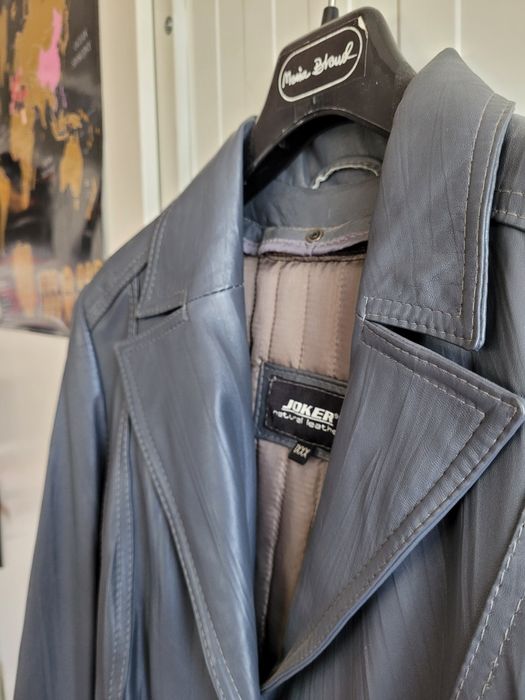 Kurtka damska skórzana z odpinanym ocieplaczem, XXXL, wyprzedaż