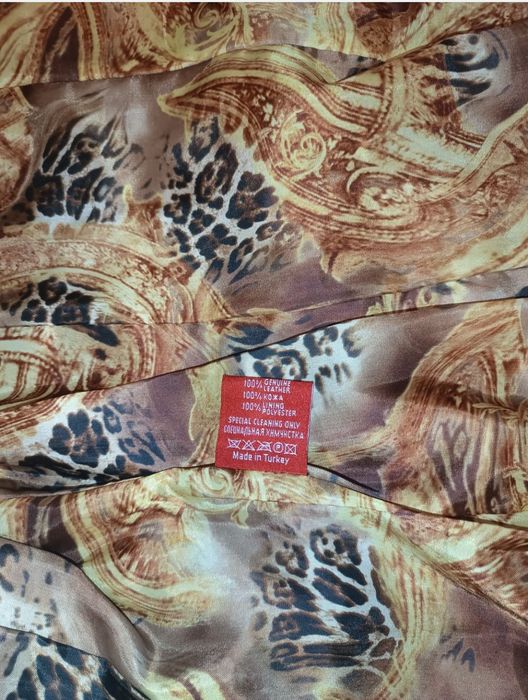 Эффектный кожаный тренч «Крокодил» натуральная кожа, S/M Made in Turkey- Italy